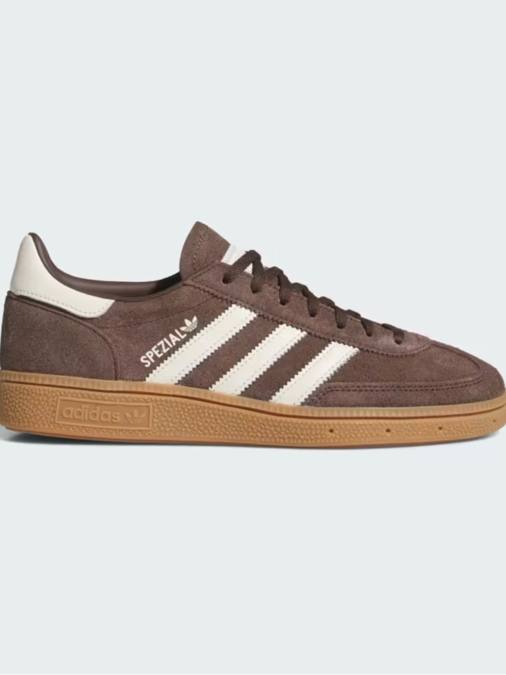 adidas Spezial Brown Suede Sneakers with White Stripes